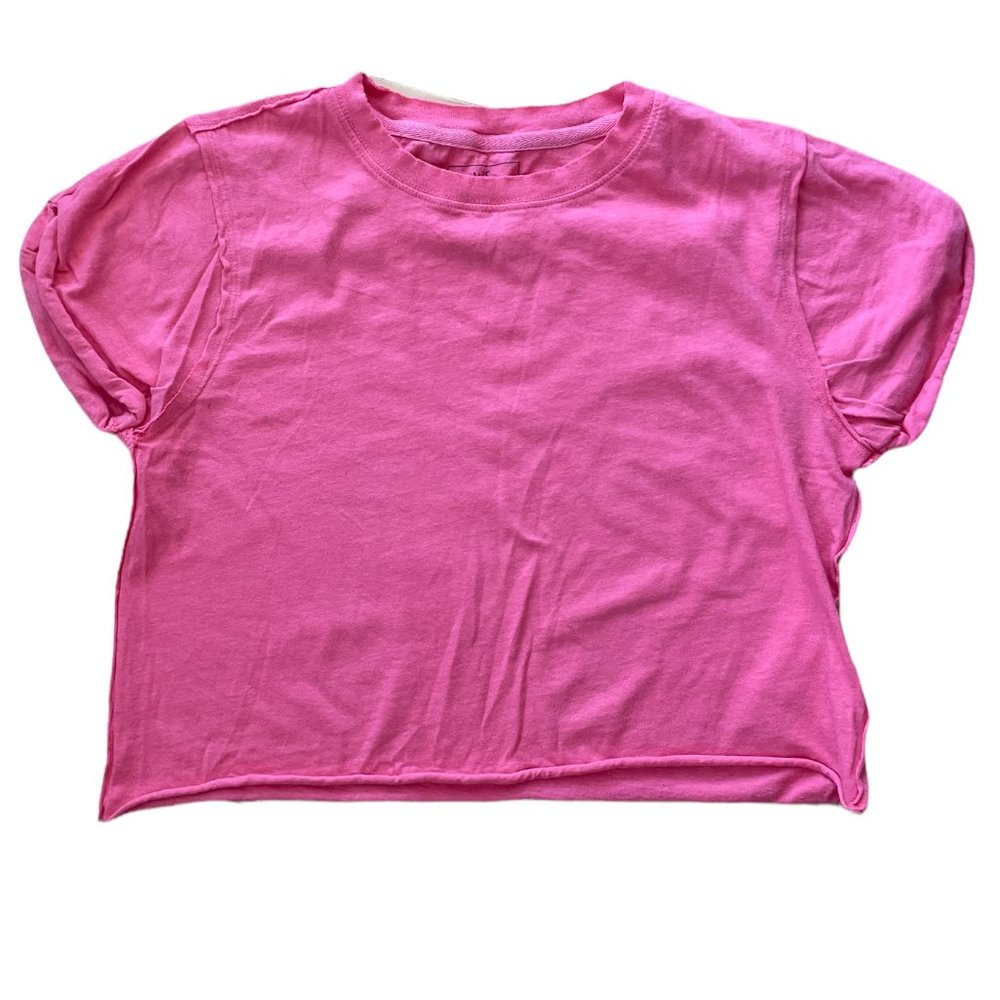 WE THE FREE The Perfect Tee Red Cropped Tee - XS